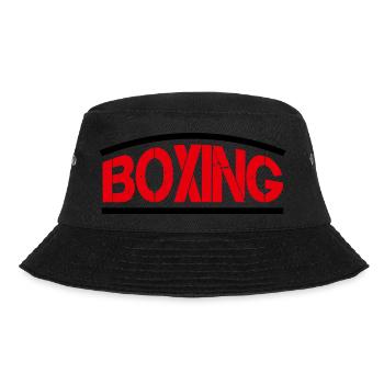 boxing boxen - Bucket Hat - Schwarz - Vorne - Lela (165cm)