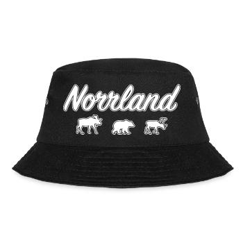 Norrland Lettrage Silhouettes Suède Région - Bob - noir - Devant - Lela (165cm)