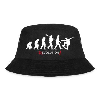 Revolution - Evolution Man with Fun Twist 1 - Bucket Hat - Schwarz - Vorne - Lela (165cm)