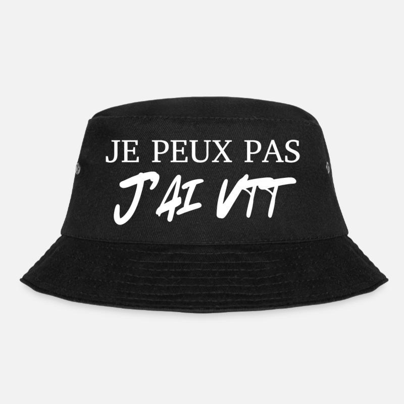 je peux pas j'ai vtt - Bob - noir
