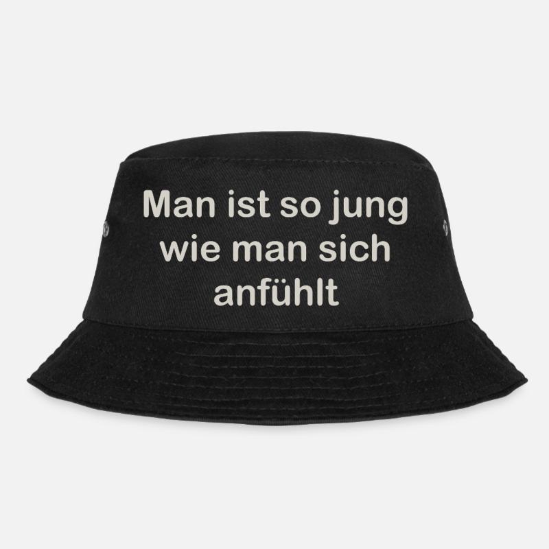 Man ist so jung - Bucket Hat - Schwarz