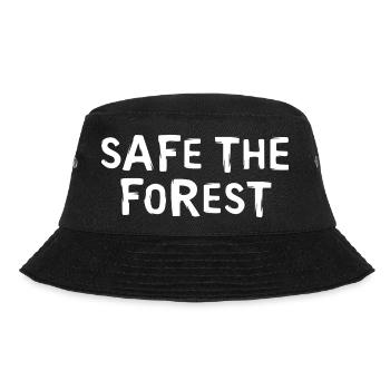 protéger la forêt - Amour de la forêt et conservation de la nature Logo - Bob - noir - Devant - Lela (165cm)