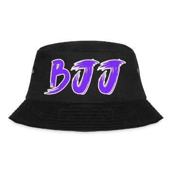 BJJ Lila Gürtel – Jiu Jitsu Rang Design - Bucket Hat - Schwarz - Vorne - Lela (165cm)