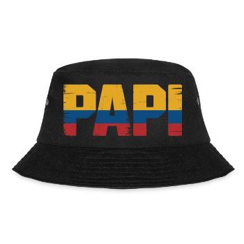 Daddy Colombia Flag – Gift for - Bucket Hat - black - Front - Lela (165cm)