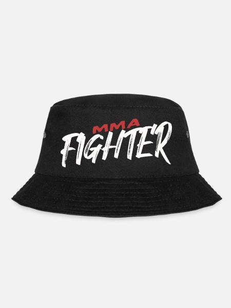 MMA Fighter Power Statement - Bucket Hat - Schwarz