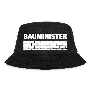 BAUMINISTER - Bucket Hat - Schwarz - Vorne - Lela (165cm)