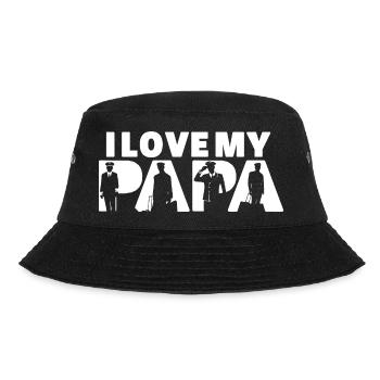 J’aime mon papa pilote aviation paternité pilote papa - Bob - noir - Devant - Lela (165cm)