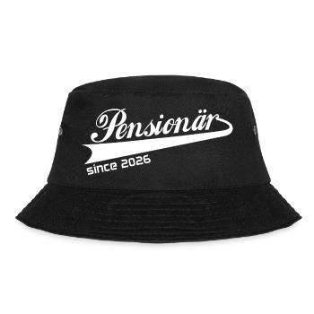 Pensionär 2026 Ruhestand Rentner T-Shirt, Schürze - Bucket Hat - Schwarz - Vorne - Lela (165cm)