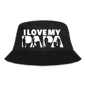 Papa Recyclable Collector Waste Management Art - Bucket Hat - black - Front - Lela (165cm)