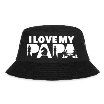 Funny Chess Player Life Pie Chart - Bucket Hat - black - Front - Lela (165cm)
