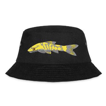 Zebra oto, Tiger oto wels. Otocinclus cocama - Bucket Hat - Schwarz - Vorne - Lela (165cm)