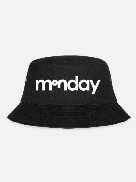 Monday - Montag - Bucket Hat - black