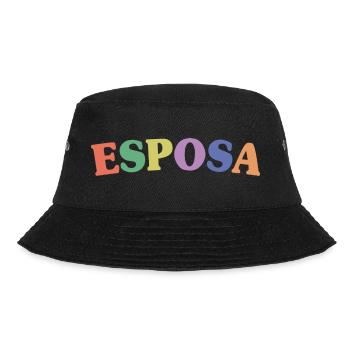 Esposa Cool Wife To Be Bride Couple Wedding Gift - Bucket Hat - black - Front - Lela (165cm)