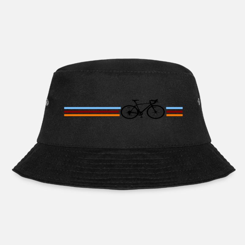 Fahrrad Rennrad Radsport - Bucket Hat - Schwarz