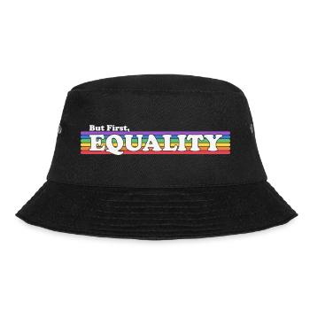 Mais d’abord, l’égalité - LGBT Gay Lesbienne Trans - Bob - noir - Devant - Lela (165cm)