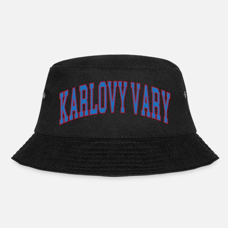 Karlovy Vary - Bucket Hat - Schwarz