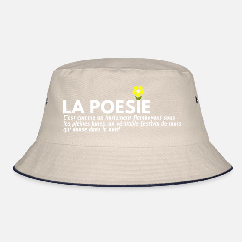 POETRY. Quotation Bucket Hat