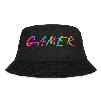 Gamer - Bucket Hat - Schwarz - Vorne - Lela (165cm)