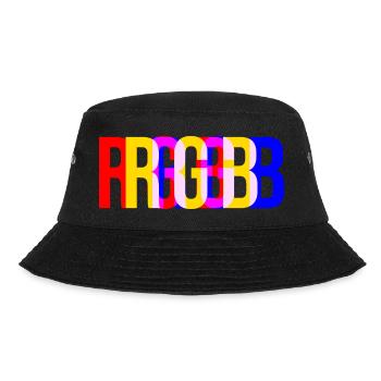 RGB color space - Bucket Hat - black - Front - Lela (165cm)