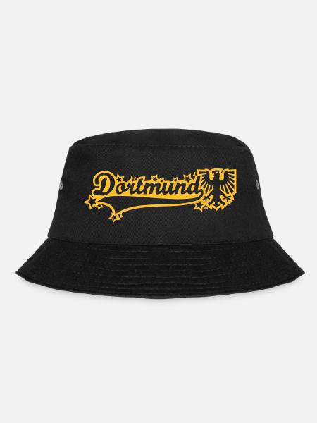 Dortmund Schriftzug 02 - Bucket Hat - Schwarz