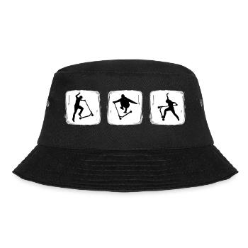 scooter stuntscooter stuntscootersport stunt scoot - Bucket Hat - Schwarz - Vorne - Lela (165cm)