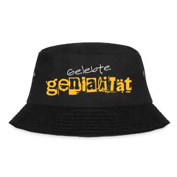 Gelebte Genialität Wissenschaft Erfinder Gewinner - Bucket Hat - Schwarz - Vorne - Lela (165cm)