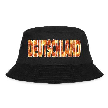 Deutschland - Bucket Hat - Schwarz - Vorne - Lela (165cm)