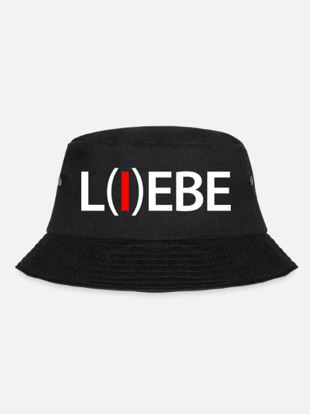 Liebe lebe - Lebe die Liebe - Bucket Hat - Schwarz
