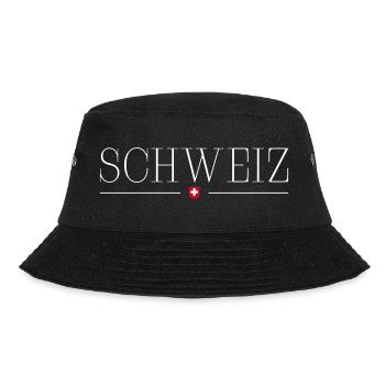 Schweiz - Bucket Hat - Schwarz - Vorne - Lela (165cm)