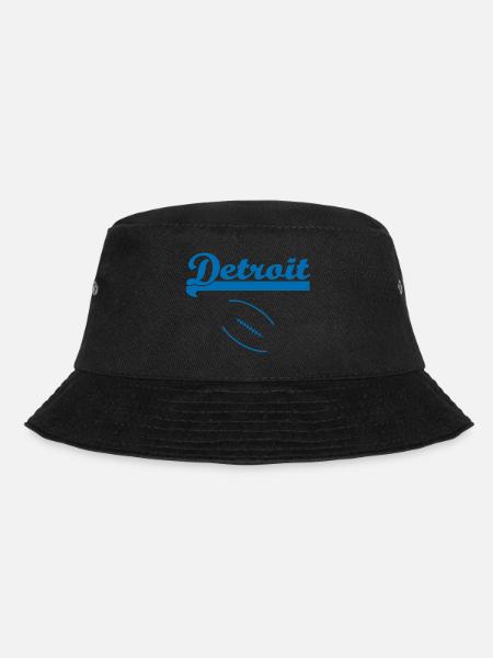 Detroit + Logo - Bucket Hat - Schwarz