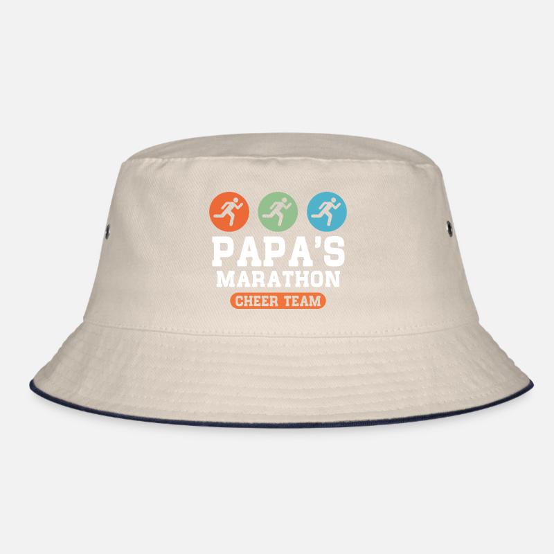 Papas Marathon Cheer Team Bucket Hat