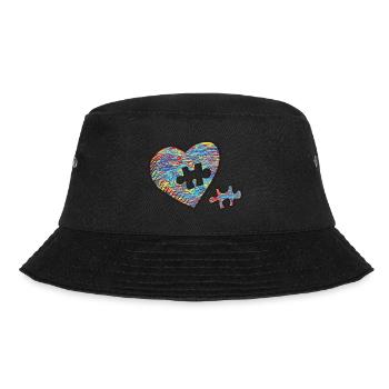 casse-tête coeur autisme Acceptance anniversaire - Bob - noir - Devant - Lela (165cm)