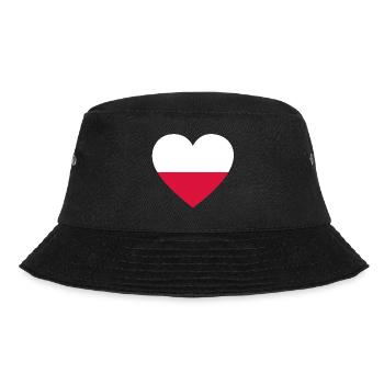 Love Love gift POLAND polska poland - Bucket Hat - black - Front - Lela (165cm)