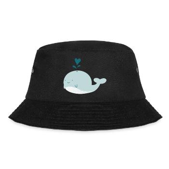 Wal - Bucket Hat - Schwarz - Vorne - Lela (165cm)
