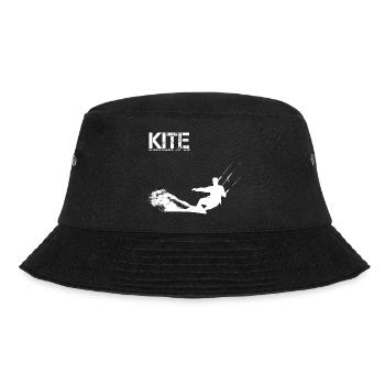 KITEBOARDING GESCHENK - Bucket Hat - Schwarz - Vorne - Lela (165cm)