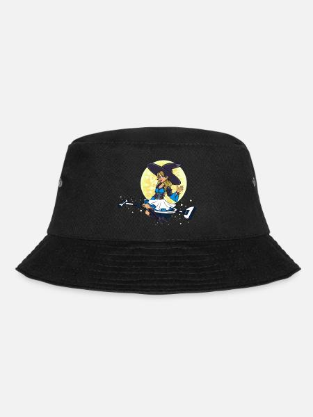 Hexe Reinigung Unternehmen Putzfrau Geschenk - Bucket Hat - Schwarz