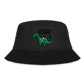 Dinosaur Roar - Bucket Hat - black - Front - Lela (165cm)