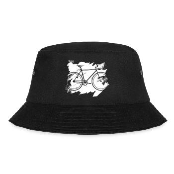 Fahrrad Velo Fixie - Bucket Hat - Schwarz - Vorne - Lela (165cm)