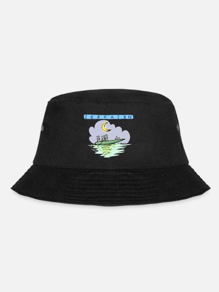 SEEHASEN - Bucket Hat - Schwarz