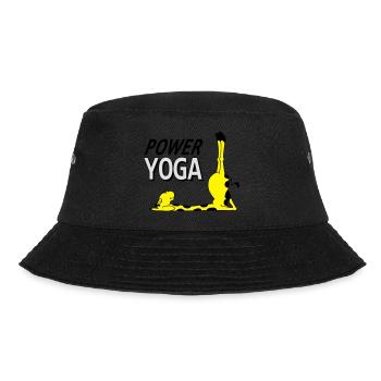 Power Yoga Giraffe - Kerze (Vektor) - Bucket Hat - Schwarz - Vorne - Lela (165cm)