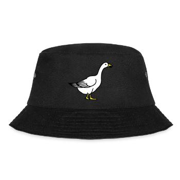 goose - Bucket Hat - Schwarz - Vorne - Lela (165cm)