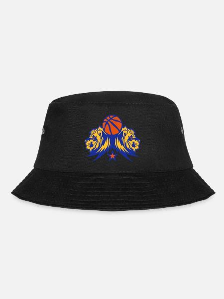basketball lion logo ballon sport 1710 - Bob - noir