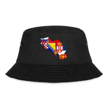 EX Jugoslavija SFRJ - Yugoslavia - Bucket Hat - Schwarz - Vorne - Lela (165cm)