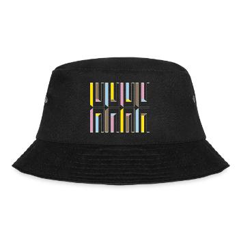 Physik Genie Architektur Geometrie Magie Zauber - Bucket Hat - Schwarz - Vorne - Lela (165cm)
