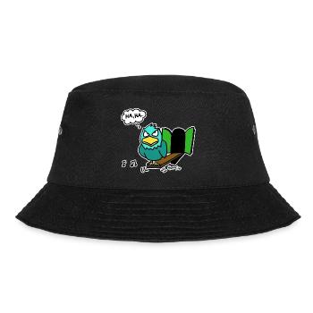 Kuckucksuhr Kuckuck Schwarzwald Uhr Lustig Comic - Bucket Hat - Schwarz - Vorne - Lela (165cm)