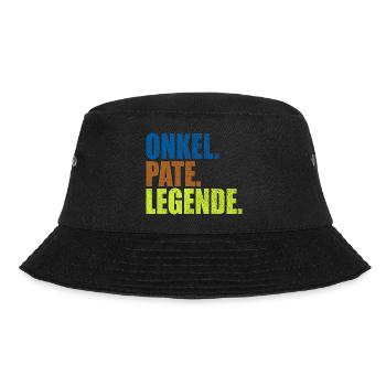 onkel pate legende - Bucket Hat - Schwarz - Vorne - Lela (165cm)
