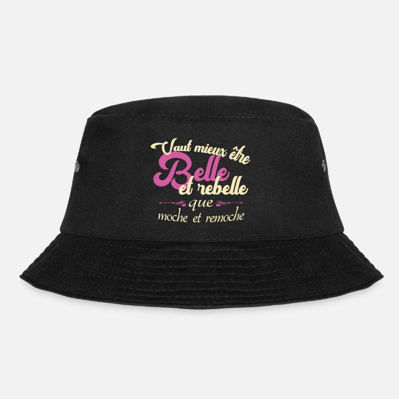 Vaut mieux être belle et rebelle que moche... - Bob - noir
