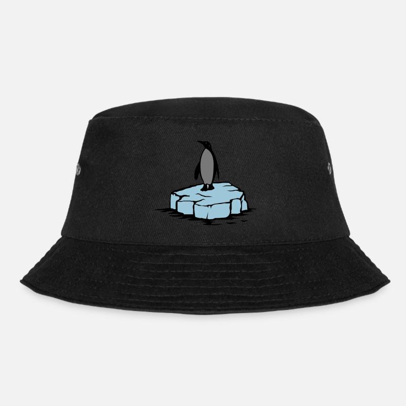 pinguin - Bucket Hat - Schwarz
