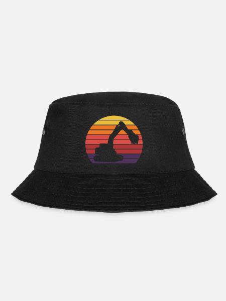 excavator - Bucket Hat - black