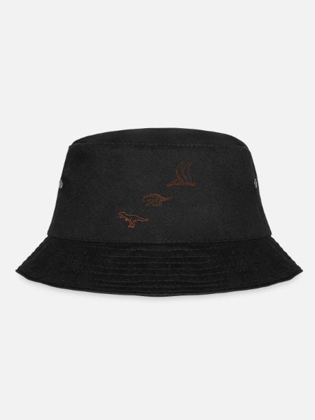 dinosaur - Bucket Hat - black